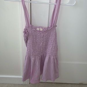 Anthropologie purple tight / flowy tank!